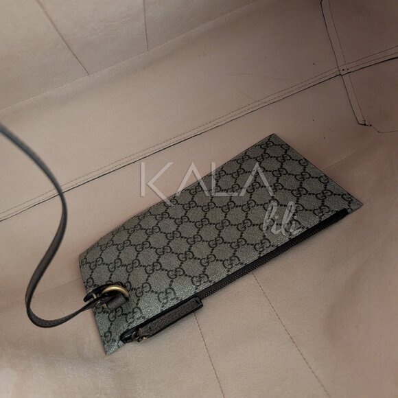 Gucci Brown GG Supreme Ophidia Soft Tote - Picture 11 of 15